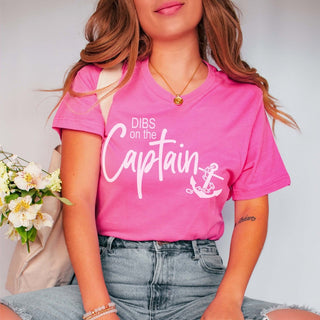 Dibs On The Captain Graphic Tee - Limeberry Designs