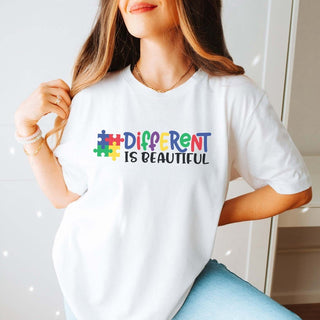 Different Is Beautiful Tee - Limeberry Designs