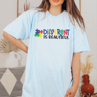 Different Is Beautiful Tee - Limeberry Designs