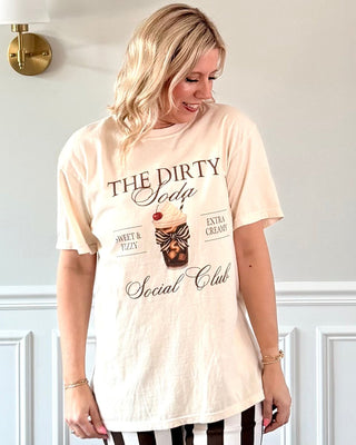 Dirty Soda Social Club Graphic Comfort Color Tee - Limeberry Designs