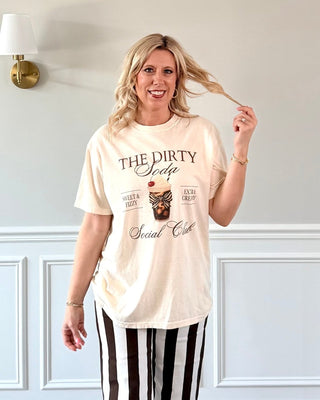 Dirty Soda Social Club Graphic Comfort Color Tee - Limeberry Designs