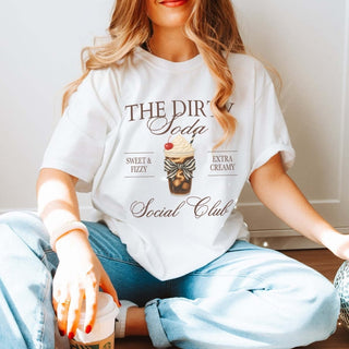 Dirty Soda Social Club Graphic Comfort Color Tee - Limeberry Designs