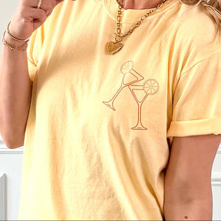 Docktails Graphic Comfort Color Tee Front & Back Design