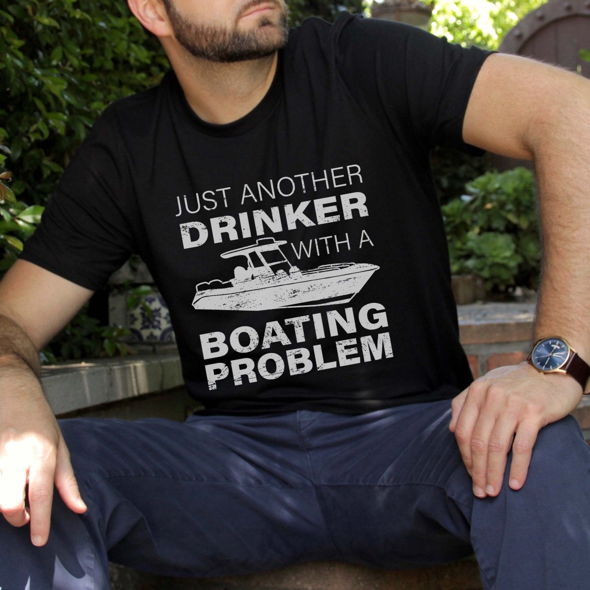 Drinker With A Boating Problem Tee - Limeberry Designs