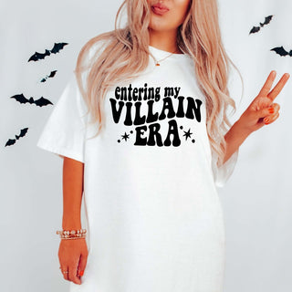 Entering My Villain Era Comfort Color Wholesale Graphic Tee - Limeberry Designs