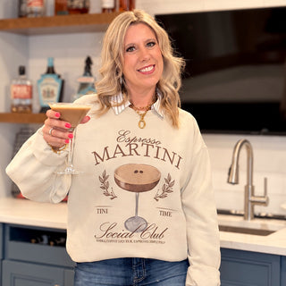 Espresso Martini Social Club Crew Sweatshirt