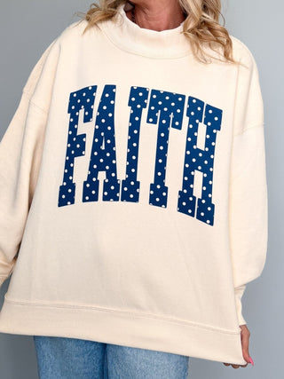 Faith Collection Graphic Mockneck Sweatshirt – Amen & Faith Styles - Limeberry Designs