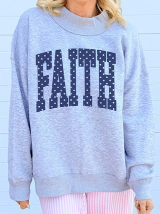 Faith Collection Graphic Mockneck Sweatshirt – Amen & Faith Styles - Limeberry Designs