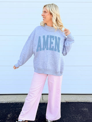 Faith Collection Graphic Mockneck Sweatshirt – Amen & Faith Styles - Limeberry Designs