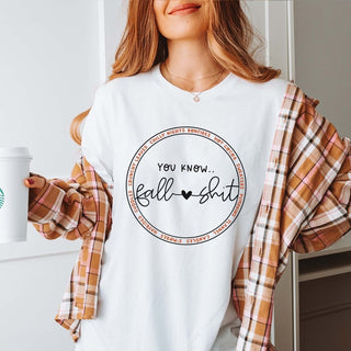 Fall Shit Wholesale Bella Graphic Tee - Fast Shipping - Limeberry Designs