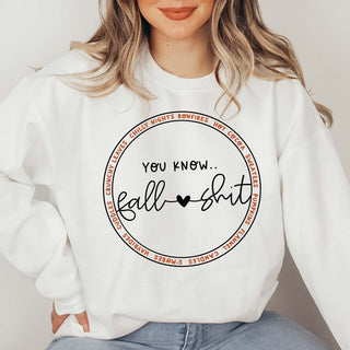 Fall Shit Wholesale Graphic Sweatshirt - Quick Shipping - Limeberry Designs