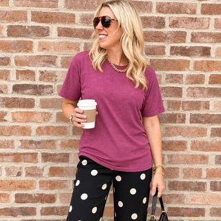 Favorite Soft Heathered Bella Tee - Limeberry Designs