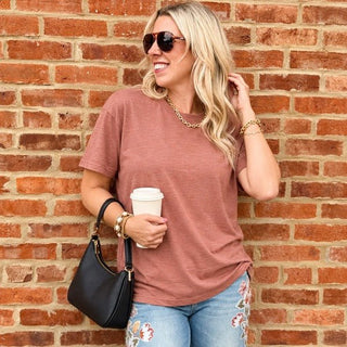 Favorite Soft Heathered Bella Tee - Limeberry Designs