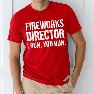 Fireworks Director Wholesale Graphic Tee - Fast Shipping - Limeberry Designs