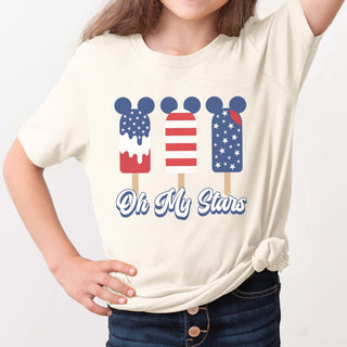 Fourth of July Popsicles Graphic Tee - Limeberry Designs