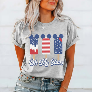 Fourth of July Popsicles Graphic Tee - Limeberry Designs