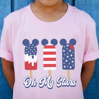 Fourth of July Popsicles Graphic Tee - Limeberry Designs