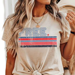 Free Stripes Graphic Tee - Limeberry Designs