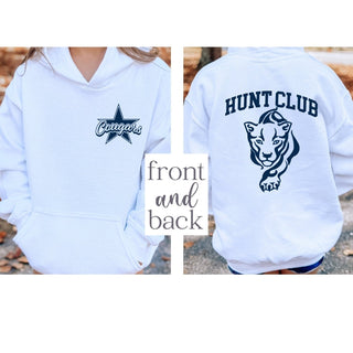 Front Pocket Cougars Star with back Walking Cougar - Hunt Club Elementary - Limeberry Designs