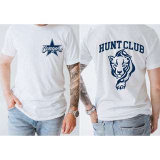 Front Pocket Cougars Star with back Walking Cougar - Hunt Club Elementary - Limeberry Designs