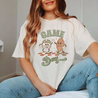 Game Day Football Friends Comfort Color Tee - Limeberry Designs