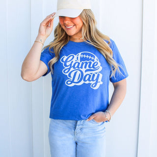 Game Day Script Football Graphic Tee - Limeberry Designs