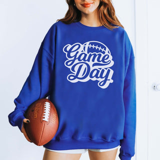 Game Day Script Football Sweatshirt - Limeberry Designs