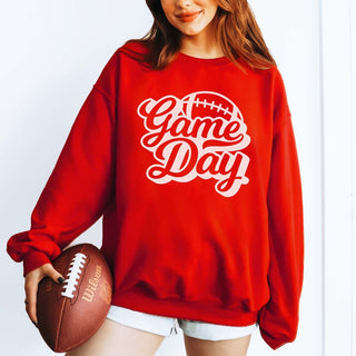 Game Day Script Football Sweatshirt - Limeberry Designs