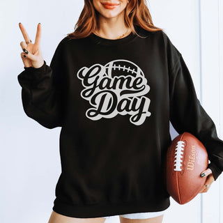 Game Day Script Football Sweatshirt - Limeberry Designs