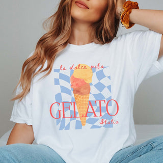 Gelato La Dolce Vita Comfort Color Tee - Limeberry Designs