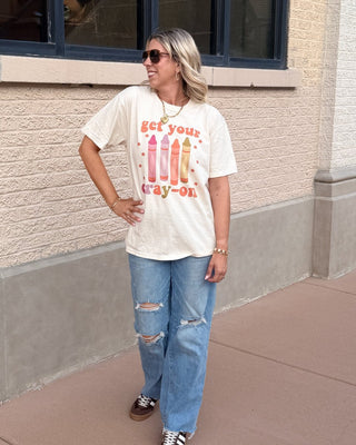 Get your Cray-On Bella Graphic Tee - Limeberry Designs