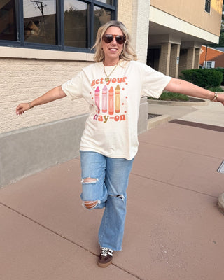 Get your Cray-On Bella Graphic Tee - Limeberry Designs