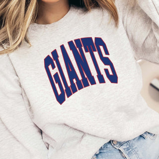 Giants Collegiate Letter Graphic Sweatshirt + Hoodie