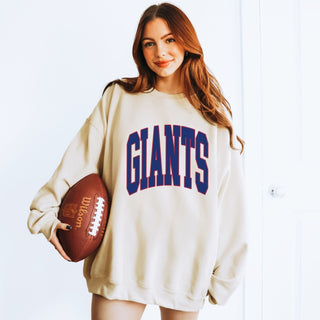 Giants Collegiate Letter Graphic Sweatshirt + Hoodie