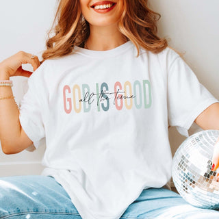 God is Good Comfort Colors Tee - Limeberry Designs