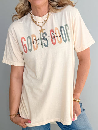 God is Good Comfort Colors Tee - Limeberry Designs