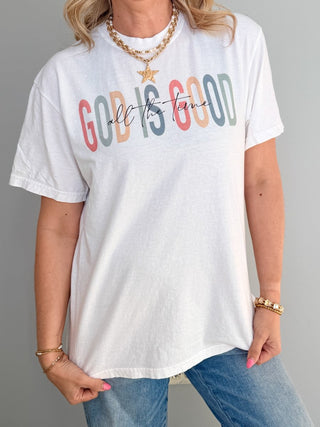 God is Good Comfort Colors Tee - Limeberry Designs