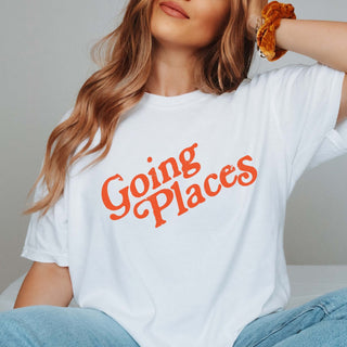 Going Places Wholesale Graphic Comfort Color Tee - Limeberry Wholesale