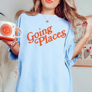 Going Places Wholesale Graphic Comfort Color Tee - Limeberry Wholesale