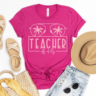 Graphics of the Month- Teacher Off Duty Tee - Limeberry Designs