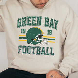 Green Bay Football Graphic Hoodie - Limeberry Designs