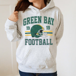 Green Bay Football Graphic Hoodie - Limeberry Designs