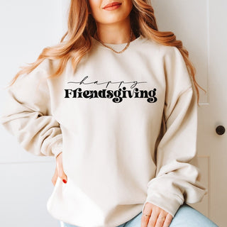 Happy Friendsgiving Crew Sweatshirt - Limeberry Designs