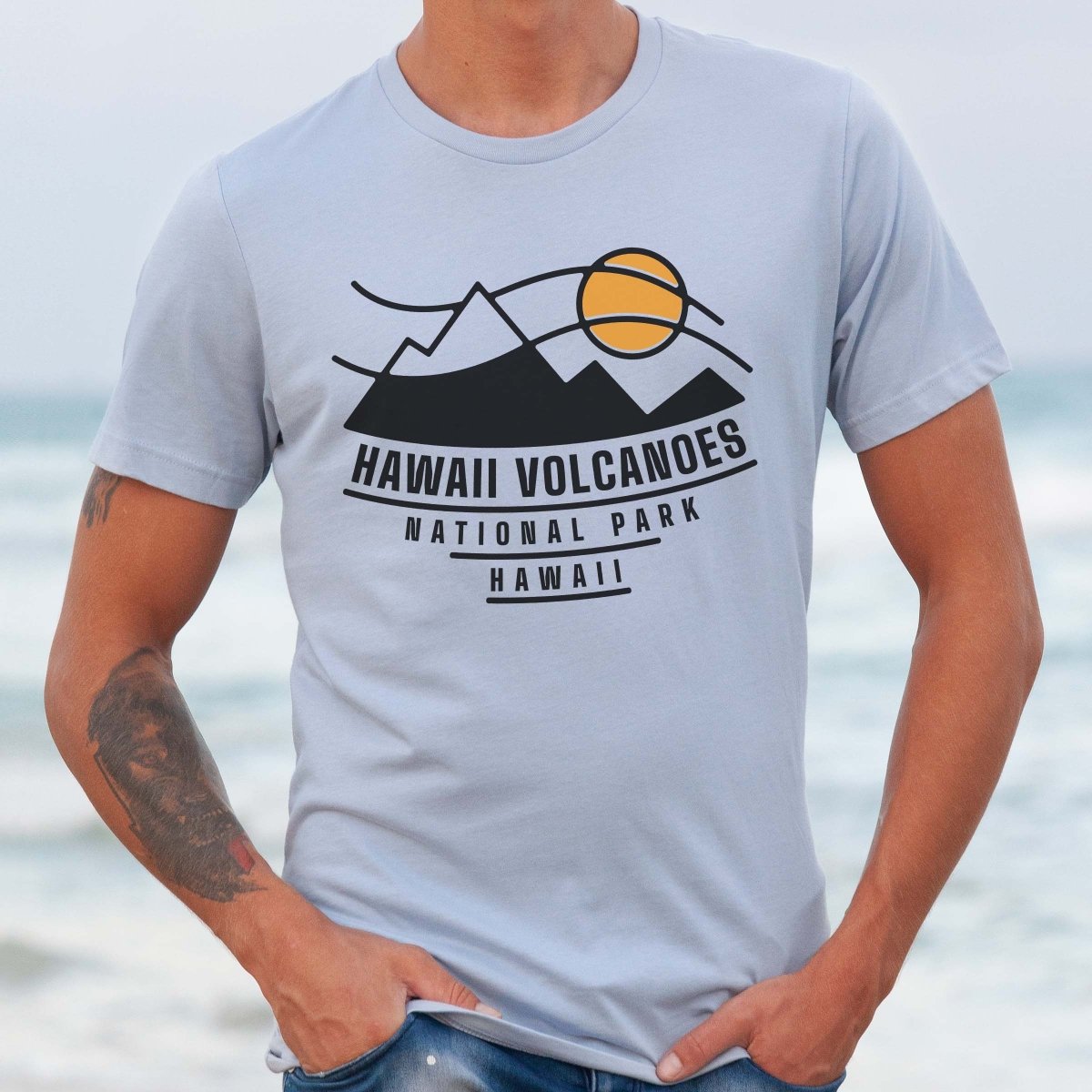 Hawaii Volcanoes Wholesale Tee - Fast Shipping - Limeberry Designs