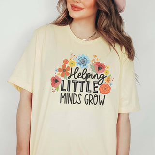 Helping Little Minds Grow Bella Graphic Tee - Limeberry Designs