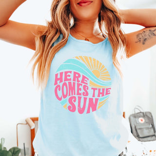 Here Comes The Sun Comfort Color Tank - Limeberry Designs