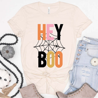 Hey Boo Colorful Wholesale Graphic Tee - Limeberry Designs