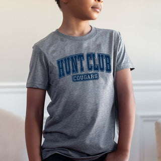 Hunt Club Cougars Athletic Short & Long Sleeve - Hunt Club Elementary - Limeberry Designs