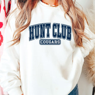 Hunt Club Cougars Athletic Sweatshirt & Hoodie - Hunt Club Elementary - Limeberry Designs