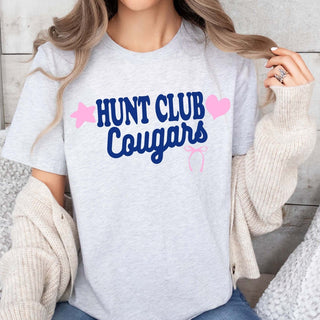 Hunt Club Cougars Star Heart & Bow - Limeberry Designs